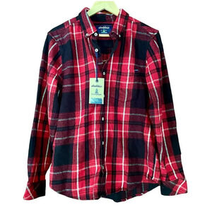 Chubbies The Jack of All Lumbers Brushed Flannel Shirt Plaid Size Small NEW